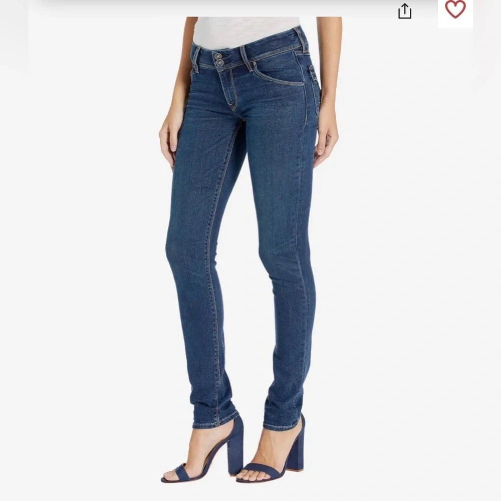 HUDSON WOMENS ENHANCE COLLIN MID RISE SKINNY Jeans - Blue OBSCURITY NWT 31
